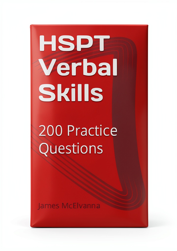Installing SSAT & COOP Test Prep Guide for High School Entrance on a wooden desk
